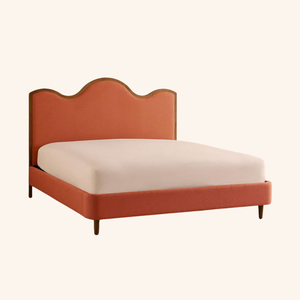 Cama con Diseño Minimalista Selena, Tamaño Queen/King, con Forma de Concha, Sensación Suave y Lujosa, con Función de Almacenamiento para Dormitorio o Apartamento - Product Image 6