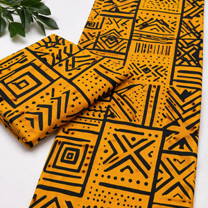 Tissu en coton Ankara imprimé wax sud-africain en gros, couleurs vives pour l'industrie de la confection et l'artisanat - Product Image 3