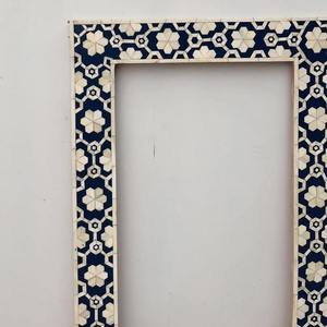 Espejo de Pared Tradicional de Madera, Rectangular, Enmarcado, Decorativo, 6mm de Grosor, Acabado Dorado, Diseño de Espejo de Lujo, Hecho a Mano en India - Product Image 2