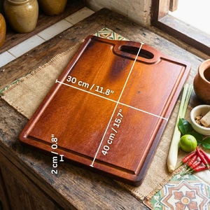 เขียงไม้กระถินณรงค์เกรดพรีเมียม ลายไม้ธรรมชาติ สไตล์เรียบง่าย สำหรับครัวสมัยใหม่ - Product Image 5