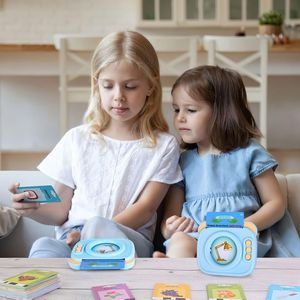 Tarjetas de Memoria Flash Bilingües Español-Inglés, 224 Palabras Visuales, Dispositivo Educativo Temprano Recargable, Tarjetas Cognitivas, Tarjetas de Memoria Flash Interactivas - Product Image 3