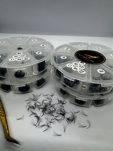 ขนตาปลอมสำเร็จรูป Private Label แบบ 3D 4D 5D 6D 10D 14D  ฐานแหลม  ความยาวผสม 500 1000 ช่อ  บรรจุกล่องรักษ์โลก ขายส่ง - Product Image 2
