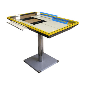 Comptoir promotionnel POSM personnalisé avec affichage intégré, table de promotion de marque pour la vente au détail |   Éclairage LED en bande |   Design moderne |   Durable |   OEM - Product Image 1