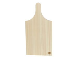 Tabla de cortar rectangular de madera antideslizante para cocina con rodajas de kiwi y cuchillo sobre superficie de mármol - Product Image 5