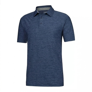 Men Heather Texture Polo <b>Shirt</b> Short Sleeve Breathable Golf Tennis Top <b>Collar</b> <b>T</b> <b>Shirt</b> Quick Dry Athletic Activewear Wholesale - Product Image 4