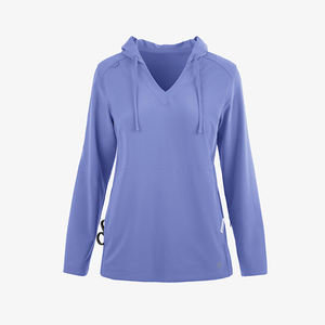 Bata de laboratorio transpirable de color personalizado para mujer, con cuello en V, talla grande, uniforme de enfermería de alta resistencia para uso hospitalario - Product Image 1