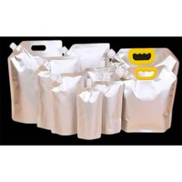 Pochette souple en aluminium de voyage 50ml 100ml 150ml avec bec verseur, sac portable pour liquides, idéal pour échantillons de cosmétiques, lotions et shampoings