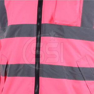 Sweat-shirt de travail industriel imperméable haute visibilité ANSI Classe 2, durable, avec logo, conçu pour les environnements de construction et de travaux lourds - Product Image 6