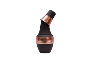 หม้อน้ำทองแดงแบบดั้งเดิม Oxidant Creation Copper Water Matka สำหรับเก็บน้ำดื่มและเสิร์ฟเพื่อสุขภาพ - Product Image 2