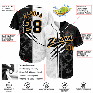 Custom Baseball Jersey Streetwear Button Down <b>Y2K</b> Oversized Graphic Print Baseball Jerseys Wholesale OEM Private Label supplier - Product Image 3