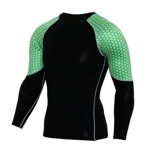 Custom Logo Mens Rash Guard UV Sun Protection Long Sleeve Diving Suits Compression Adults Quick Dry Rash Guard Shirts Tops - Product Image 1