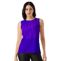 Kaos Tank Top Olahraga Wanita Berkualitas Premium, Bahan Anti Lembap, Ringan, Tanpa Lengan, Untuk Latihan, Dijual