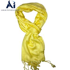 Wholesale Bulk Quantity Solid Plain Viscose Pashmina Scarf Luxury Soft Touch Winter Warm Tassel <b>Shawl</b> <b>Wrap</b> Womens Hijab - Product Image 2