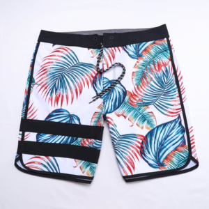 Men's Floral Print Quick Dry <b>Swim</b> Shorts Sublimation Transfer Polyester Casual Regular Fit Short Length - Product Image 5