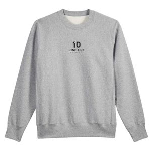 เสื้อสเวตเชิ้ตคอกลมคลาสสิกสำหรับผู้ชาย สีเทา ผ้าฝ้ายพรีเมียม แขนยาว สวมใส่สบาย เหมาะสำหรับทุกวัน สไตล์สตรีทแวร์ - Product Image 1