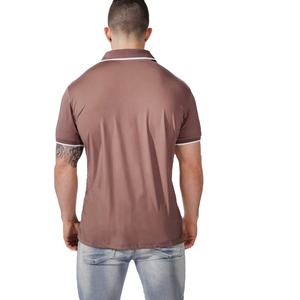 Polo de golf liso para hombre de alta calidad con diseño personalizado de alta calidad, Color sólido para deportes, camiseta informal con estampado de logotipo inteligente para hombre - Product Image 4