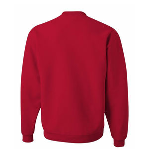 Sweat-shirt en coton 100% - Couleur rouge - Simple et élégant - Logo personnalisé - Sweat-shirt à col rond à manches longues pour homme - Product Image 2