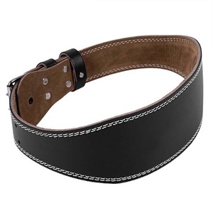 Ceinture de musculation en cuir unisexe avec boucle réglable pour l'entraînement de force et les séances de gym - Product Image 2