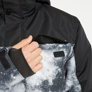 Chaqueta de Snowboard para Hombre IRON MARK INDUSTRIES, Impermeable, Ecológica, Transpirable, Informal, para Esquí al Aire Libre, Negra y Gris - Product Image 4