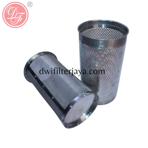 Equipo de Filtración Industrial, Cesta de Filtro de Placa Perforada con Malla Metálica Interna para Filtración y Purificación de Agua de Mar - Product Image 1