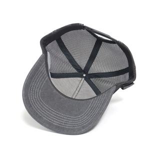 BSCI nhà sản xuất tùy chỉnh cá nhân cắt hiệu ứng lưới Mũ mùa hè chất lượng cao ngoài trời cổ điển đau khổ Trucker Hat cho nam giới - Product Image 5