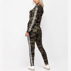 Conjunto Deportivo Personalizado para Mujer, Sudadera con Capucha y Pantalones Cargo de 2 Piezas, Ropa Deportiva para Gimnasio, Venta al Por Mayor OEM - Product Image 3