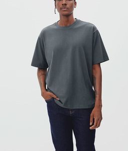 Camisetas Extra Grandes para Hombre con Logotipo Personalizado, Camisetas Casuales de Algodón Pesado, Camisetas de Algodón 100% para Hombre - Product Image 1