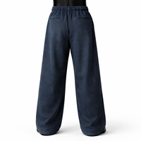 Pantalon de survêtement ample en coton pour homme, style Hip Hop, avec patchwork esthétique et bretelles, coupe décontractée, streetwear long