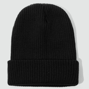 Custom Brand Adult Unisex Acrylic/<b>Wool</b> <b>Beanie</b> Winter Warm Flat Knitted Solid Pattern Outdoor Daily Use - Product Image 1