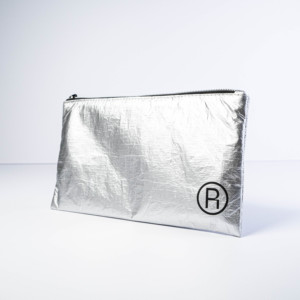 กระเป๋าเครื่องสำอางปากแบนแบบกันน้ำกระเซ็นปรับแต่งได้มีซิปปิดแฟชั่นลายพิมพ์กระดาษ Tyvek คุณสมบัติที่กำหนดเองได้ - Product Image 2