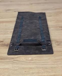 Genuine Leather Knife <b>Roll</b> Culinary <b>Tool</b> Carrier Chef Knife Storage Organizer Durable Travel <b>Bag</b> LKR-0325 - Product Image 3