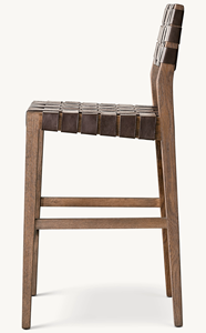 Silla de Comedor de Lujo Moderna y Duradera, Tallada a Mano, de Madera de Roble Macizo, Tapizada en Lana, para Muebles de Comedor de Hotel o Villa - Product Image 2