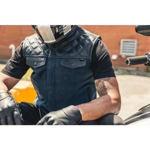 Gilet de club de motards en denim - Product Image 3