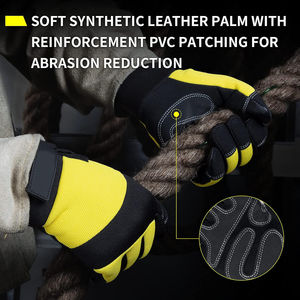 Gants de travail anti-impact en cuir sur mesure, vente en gros, protection des mains pour la construction, gants de travail résistants au feu pour mécaniciens - Product Image 4