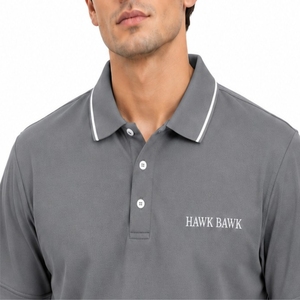 Camisa Polo para Hombre, Manga Corta, Informal, Personalizable, Estilo Limpio e Informal, Esencial para el Día a Día, Cómoda, Sencilla, Moderna - Product Image 4