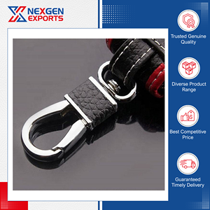 Distribuidor Global que Vende Llaveros de Cuero PU Portátiles de Diseño Atractivo y Calidad Excepcional a Precio de Mercado Mayorista - Product Image 5