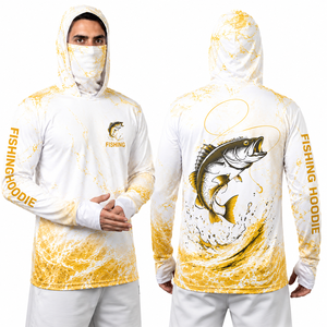 Ropa Deportiva de Pesca para Niños de Alta Calidad, Secado Rápido, UPF 50, 100% Poliéster, Sudadera Antibacteriana, Transpirable, con Serigrafía - Product Image 1