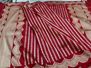 sari en soie de créateur pour femmes - Product Image 3