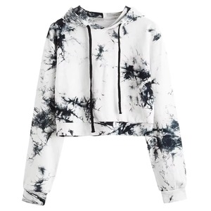 Sudadera Corta de Alta Calidad, Nueva Moda Otoñal para Mujer, Color Sólido, Informal, Cómoda, Hecha en Fábrica - Product Image 1