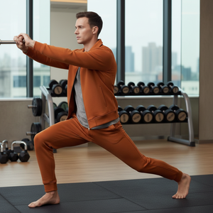 Custom Men Tracksuit Set Manufacturer Gym Fitness Tracksuit <b>Jacket</b> and Jogger Pants OEM Private Label Sportswear - Product Image 5