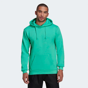 Sweat à capuche décontracté pour homme en molleton de coton épais de couleur unie, respirant, écologique, de haute qualité, style streetwear - Product Image 2