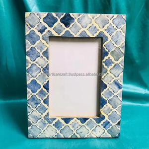 Bone Inlay Photo <b>Frame</b> Elegant Decorative Picture <b>Frame</b> Luxury Home Decor Accent for Tabletop and <b>Wall</b> Display - Product Image 6