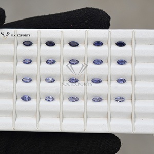 2x4mm naturel bleu Iolite facettes Marquise coupe pierre précieuse en vrac en gros fabricant boutique en ligne prix d'usine derniers produits - Product Image 2