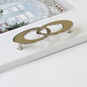 Precio de Fabricante: Tiradores Modernos de Aleación de Zinc Entrelazados para Muebles de Lujo, Manijas para Gabinetes de Cocina y Baño - Product Image 6