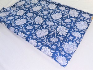 Tela de Algodón Tradicional con Estampado a Mano de Jaipur, Ecológica, Lavable y Multiusos, para Textiles del Hogar, Venta al Por Mayor - Product Image 4