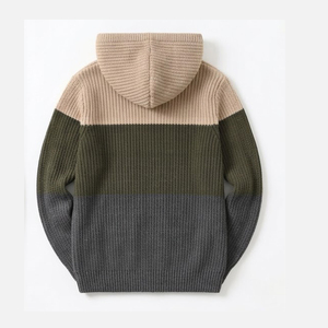 Hoodie d'hiver personnalisé en coton épais, doublure polaire thermique, épaules tombantes, imprimé, poche imperméable, fabriqué en usine - Product Image 2