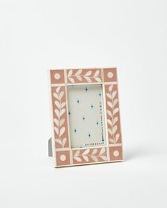 <b>Leaf</b> Luxury Handmade Wood Photo Frame with Bone Inlay Eco-Friendly Modern Tabletop Frame for Home & Office - Product Image 1