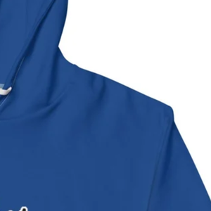 เสื้อฮู้ดปักลายสีน้ำเงินรอยัลพร้อมลายดาวสีทอง ดีไซน์ตัวอักษรกรีกอีพซิลอน พาย เสื้อสเวตเตอร์มีฮู้ดผ้าฟลีซสำหรับผู้หญิง - Product Image 3