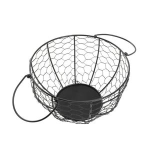 Panier de rangement en fer très tendance pour fruits et légumes, décoratif pour table, idéal pour la cuisine domestique, taille et forme personnalisables - Product Image 1