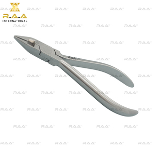Pince à bec d'oiseau dentaire avec coupe-fils/coupes-élastiques TC, qualité supérieure R.A.A. INTERNATIONAL pour orthodontie - Product Image 6